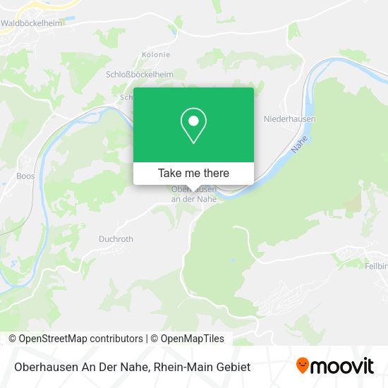 Карта Oberhausen An Der Nahe