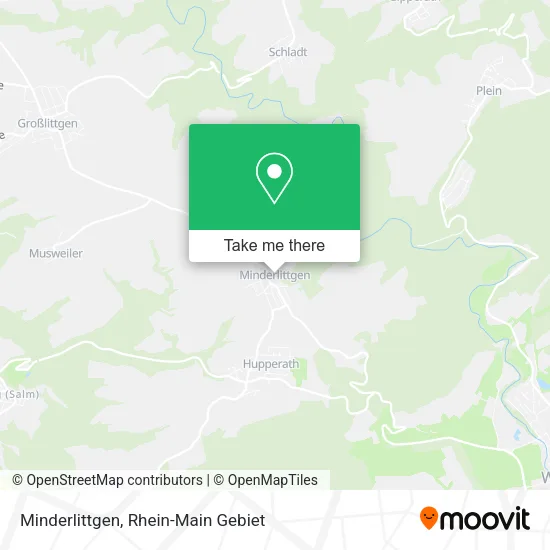 Карта Minderlittgen