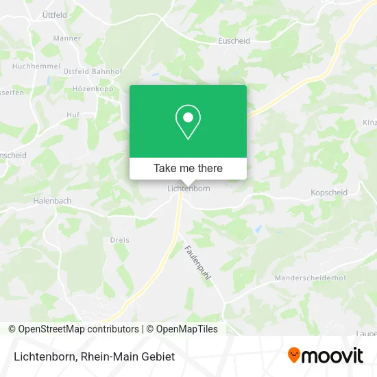 Карта Lichtenborn