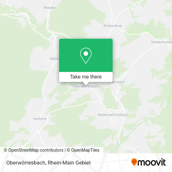 Карта Oberwörresbach