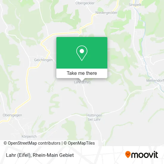Карта Lahr (Eifel)