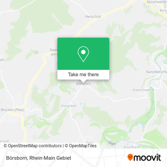 Карта Börsborn