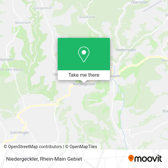 Карта Niedergeckler
