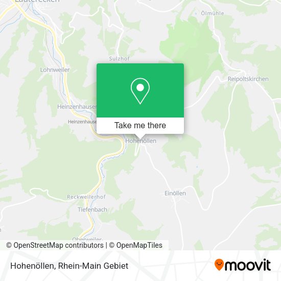 Карта Hohenöllen
