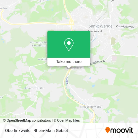 Карта Oberlinxweiler