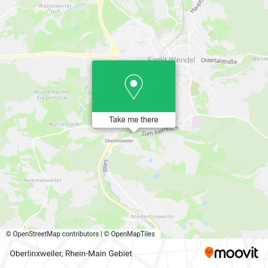 Карта Oberlinxweiler