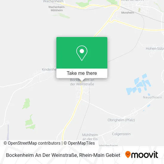 Карта Bockenheim An Der Weinstraße
