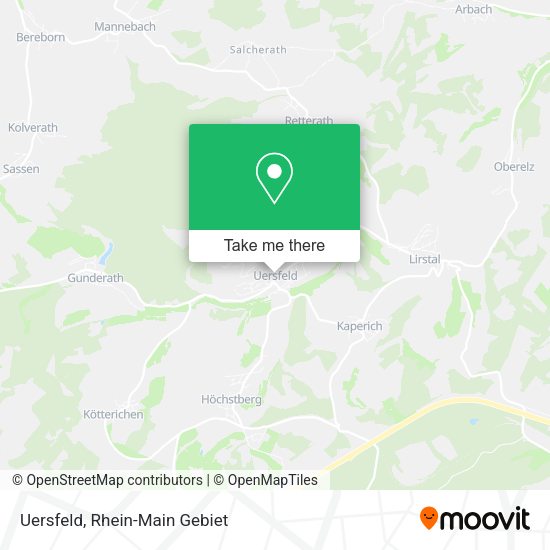Карта Uersfeld