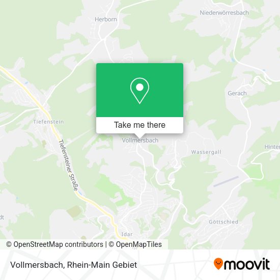 Карта Vollmersbach