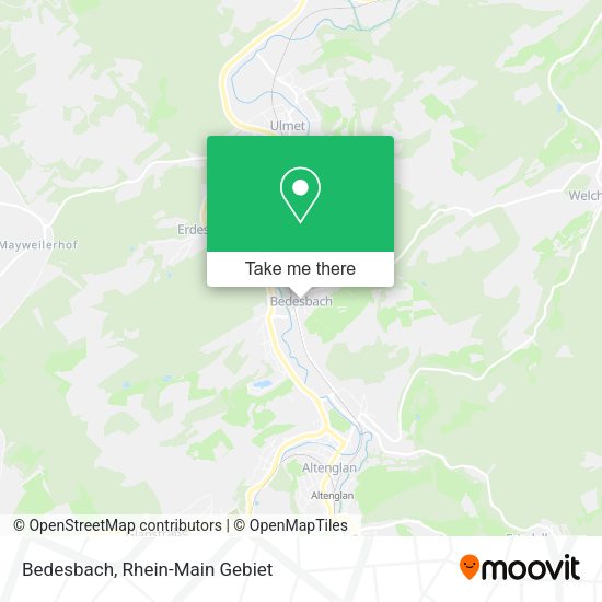 Карта Bedesbach