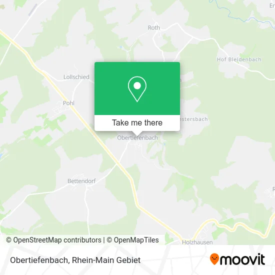 Карта Obertiefenbach