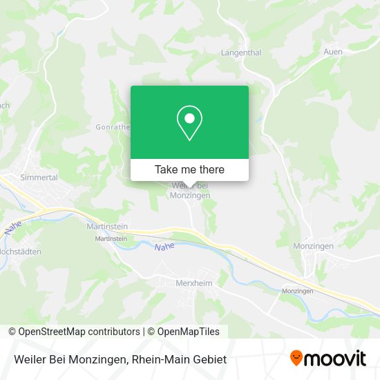 Карта Weiler Bei Monzingen