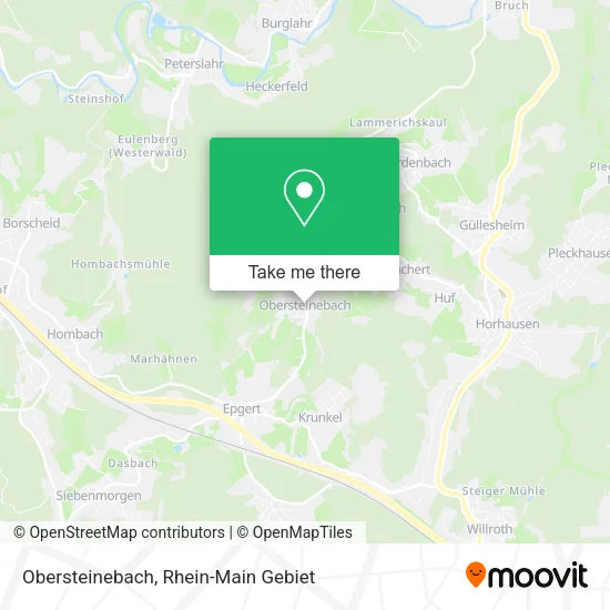 Карта Obersteinebach