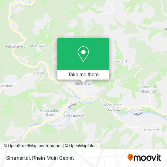 Карта Simmertal