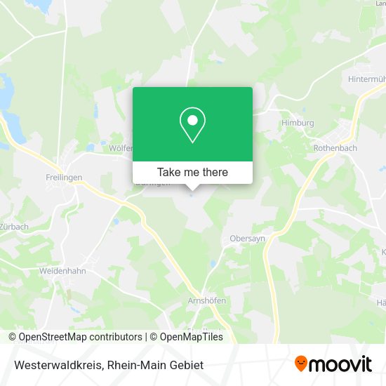 Карта Westerwaldkreis