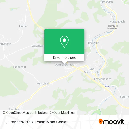Карта Quirnbach/Pfalz