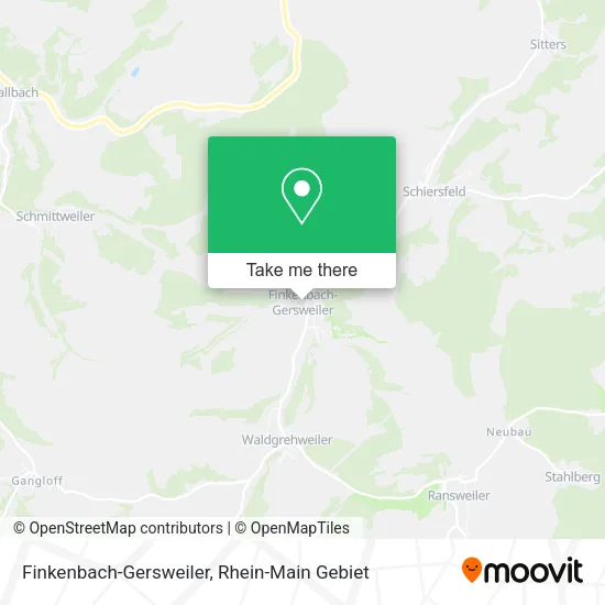Карта Finkenbach-Gersweiler