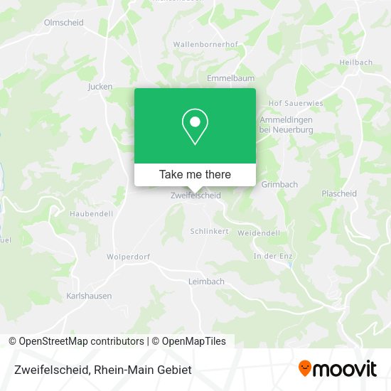 Карта Zweifelscheid