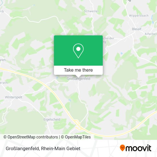 Карта Großlangenfeld