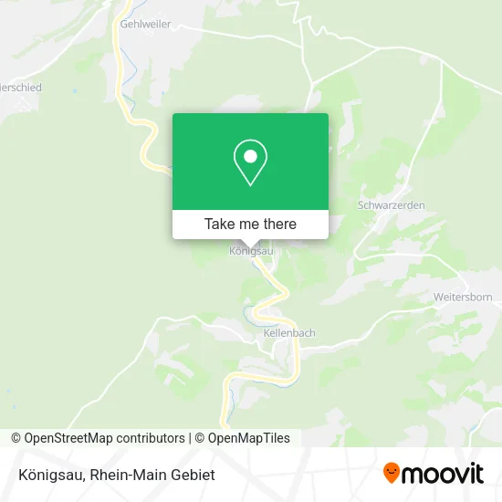 Карта Königsau
