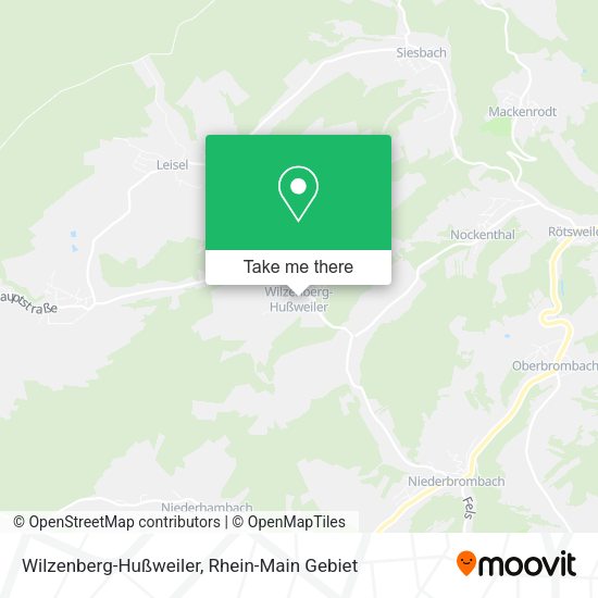Карта Wilzenberg-Hußweiler