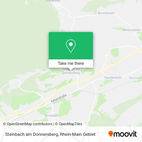Карта Steinbach am Donnersberg