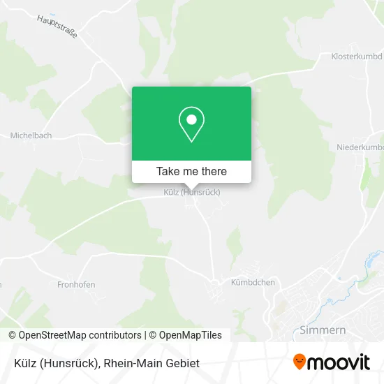 Карта Külz (Hunsrück)