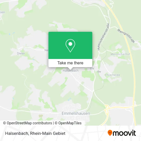 Карта Halsenbach