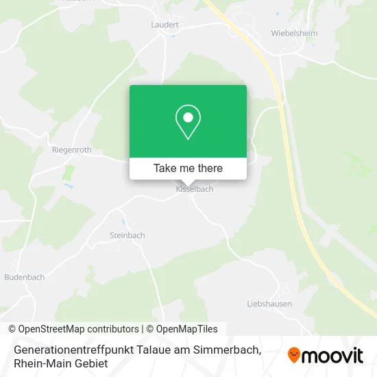 Карта Generationentreffpunkt Talaue am Simmerbach