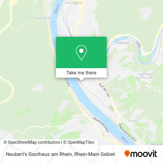Карта Neubert's Gasthaus am Rhein