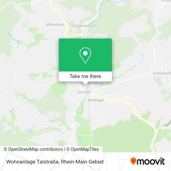 Карта Wohnanlage Talstraße
