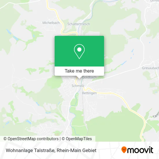Карта Wohnanlage Talstraße