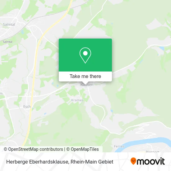 Карта Herberge Eberhardsklause