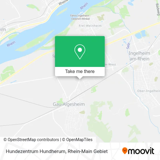 Карта Hundezentrum Hundherum