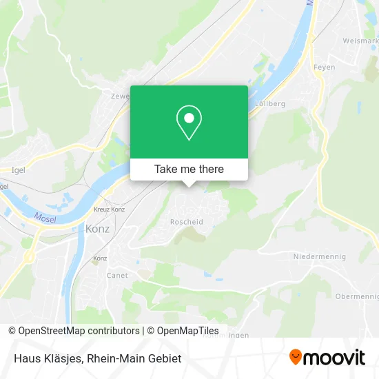 Карта Haus Kläsjes