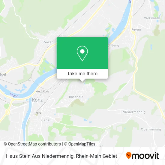 Карта Haus Stein Aus Niedermennig