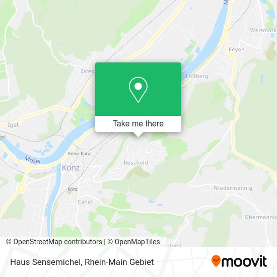 Карта Haus Sensemichel