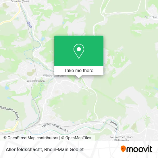 Карта Allenfeldschacht