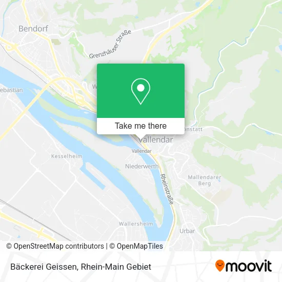 Карта Bäckerei Geissen