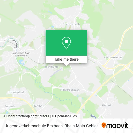 Карта Jugendverkehrsschule Bexbach