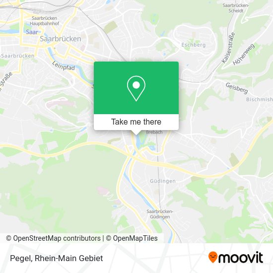Карта Pegel