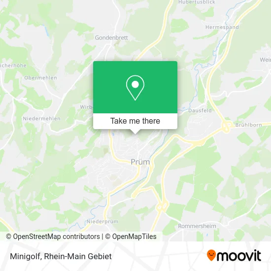 Карта Minigolf
