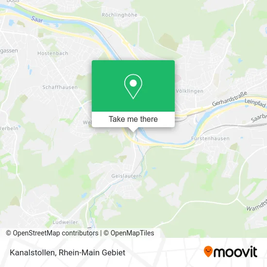 Карта Kanalstollen