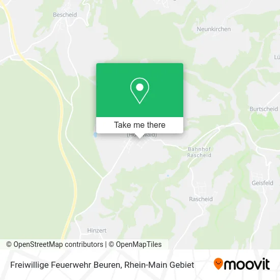Карта Freiwillige Feuerwehr Beuren