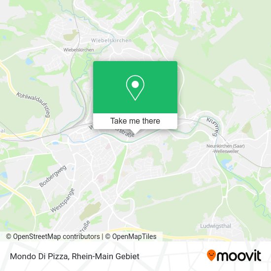 Карта Mondo Di Pizza