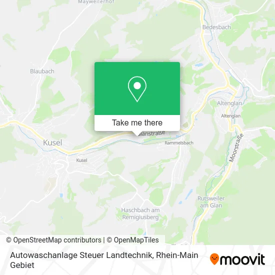 Карта Autowaschanlage Steuer Landtechnik