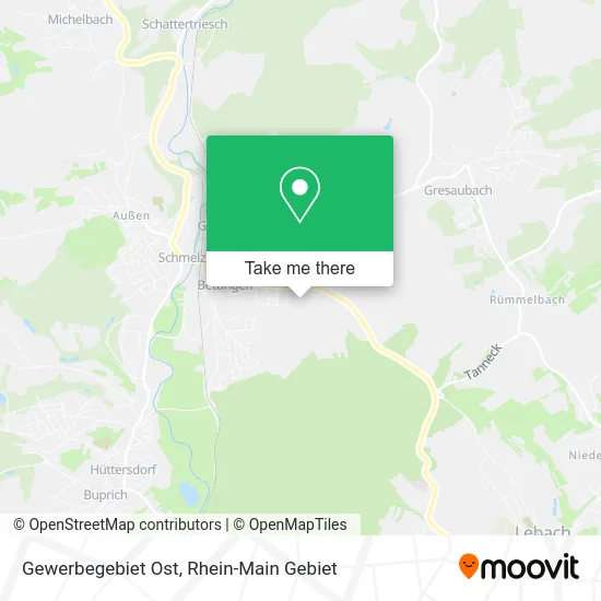 Карта Gewerbegebiet Ost