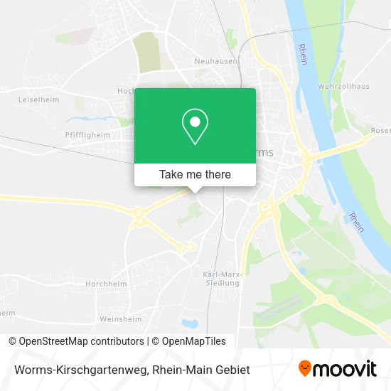Карта Worms-Kirschgartenweg