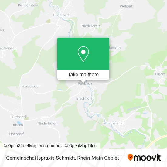 Карта Gemeinschaftspraxis Schmidt