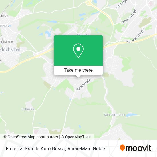 Карта Freie Tankstelle Auto Busch